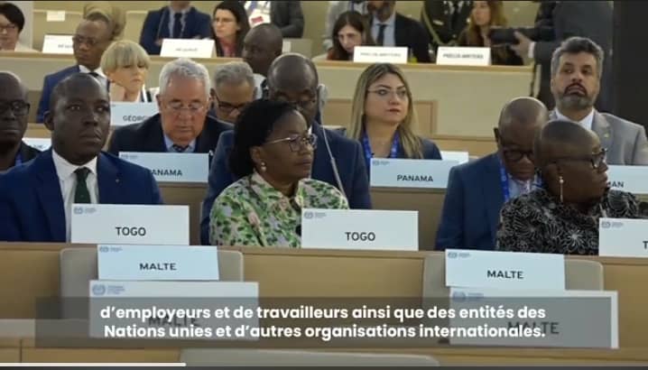 Victoire Tomegah Dogbé à la 111 ème session de la conférence internationale du travail : « Aujourd’hui, il ne s’agit pas seulement de ‘faire un bond en avant’ mais d’entrer dans l’ère d’une Afrique qui… »