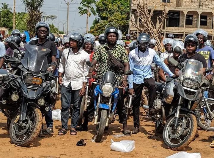 Togo : Les conseils du député Gerry Taama aux livreurs à moto