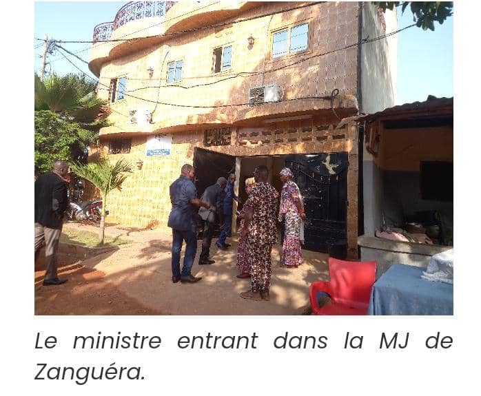 Togo : Le ministre Nahm-Tchougli visite les maisons de Justice du Grand Lomé